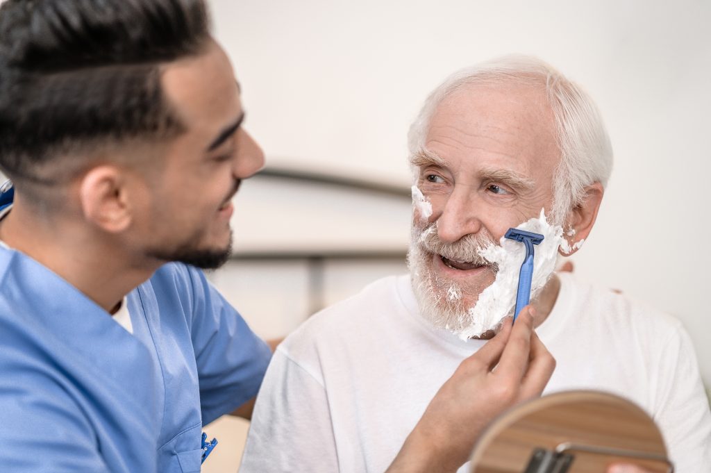 Caring professionals at work